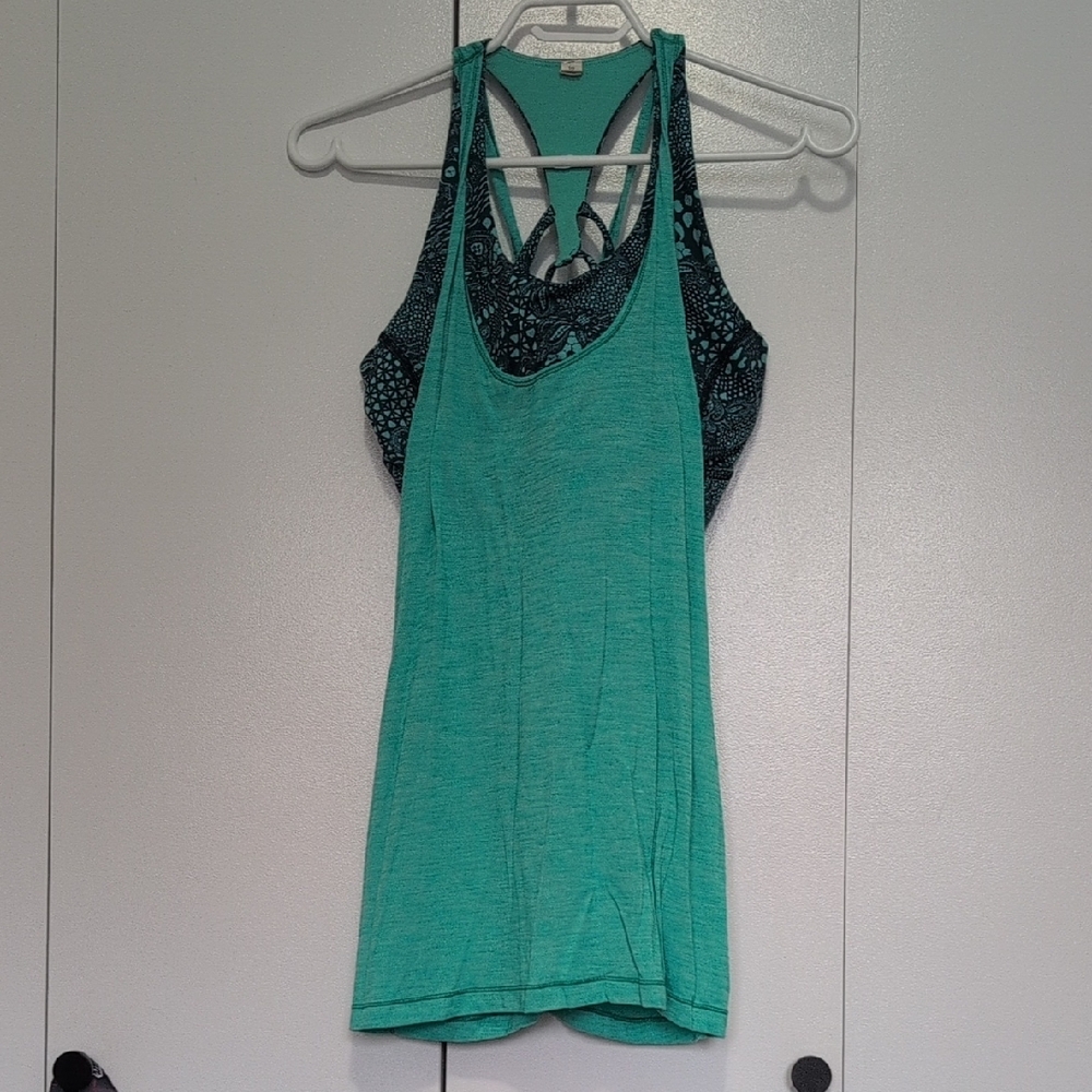 Women's Teal Racerback Tank Top